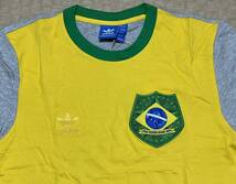 adidas・ORIGINALS ブラジル代表 トレフォイルマーク 半袖 Tシャツ・M サイズ・新品_画像2