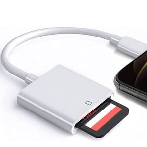 【2021強化版 512G SDカードリーダー】 i-Phone/i-Pad用 SDカードカメラリーダー OTG変換 アダプタ