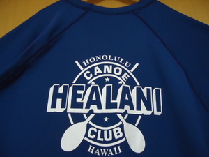  prompt decision Hawaii Honolulu canoe Club member T-shirt navy blue color XXL