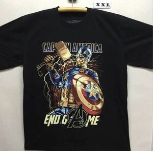 新品 キャプテンアメリカ Tシャツ XXL エンドゲーム 管3016