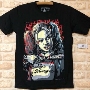 新品 スーサイドスクワッド Tシャツ Lサイズ ハーレイクイン 管72