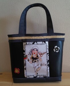 ロラライハリス ソーイング レディ トート バッグ ハンドメイド④