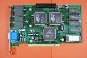 中古 PCI ビデオカード GA-RUSH6/PCI 3D? 動作未確認 現状渡し ジャンク扱いにて 11910A 