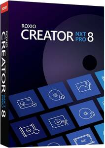  Japanese prompt decision! postage included * Roxio Creator NXT Pro 8 [ parallel imported goods ] Japanese manual attaching rokisi ok lie-ta-