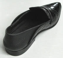 ロエベ LOEWE＊クロコ型押し スリッポン ローファー 38 未使用 展示品 （ 靴 シューズ パンプス LOEWE Ladie's Leather Shoes Brand New 38_画像3