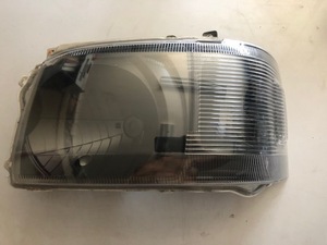 TOYOTA HIACE 200系トヨタハイエース純正ヘッドライト 1型 2型 GENUINE HEAD LIGHT KOITO 26-117 LH LEFT左側 SMOKE BLACKスモークブラック