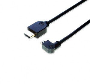 HDMI Micro HDMI L型（左向き） 変換ケーブル 2m Ver1.4 イーサネット、3D、フルHD対応