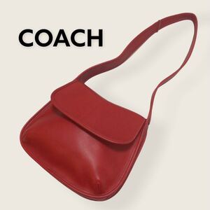 値下げ中!正規品 COACH オールドコーチ ショルダーバッグ レッド