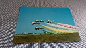  Showa era aviation self .. blue Impulse postcard 