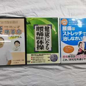 DVD ストレッチ 腰痛 治療 改善 トレーニング 予防 対策 整形外科 整骨 三木英之 上田康浩 川合利幸 先生 送料無料