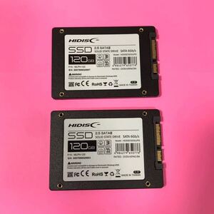○HIDISC 2.5インチ SSD 120GB 新品未使用 2枚セット