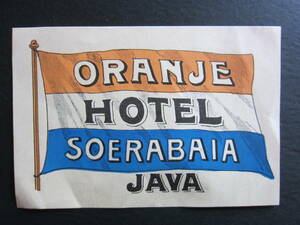  hotel label #o Lingerie * hotel # hotel *majapahi#slabaya# Java # Indonesia #1930's