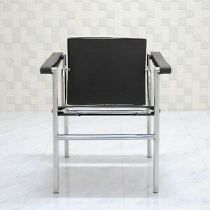 ル・コルビジェ LC1 チェア イス 椅子 ダークブラウン 本革 レザー パーソナルチェア　デザイナーズ家具