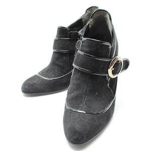  beautiful goods VII XII XXX original leather suede bootie pumps 360B43