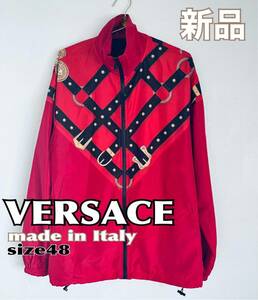 新品 希少品 VERSACE ヴェルサーチ ジャケット イタリア製 size48 送料無料