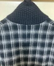 【RICO】日本製 ウールジャケット Lサイズ riri ダブルzip made in japan チェック柄 リコ ドメスティック アウトドア outdoor 羽織_画像9