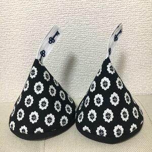 ★三角鍋つかみ★ストウブ ル・クルーゼ ダッチオーブン 両手鍋 ソレイアード ハンドメイド 鍵柄リボン