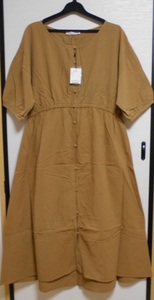  E hyphen world gallery 2waygya The - long One-piece Brown F *. new goods 