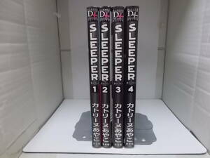 72-01172 - SLEEPER スリーパー 1～4巻 全巻セット 完結 カトリーヌあやこ (新書館) 送料無料 レンタル落ち 日焼け有 ゆうメール発送