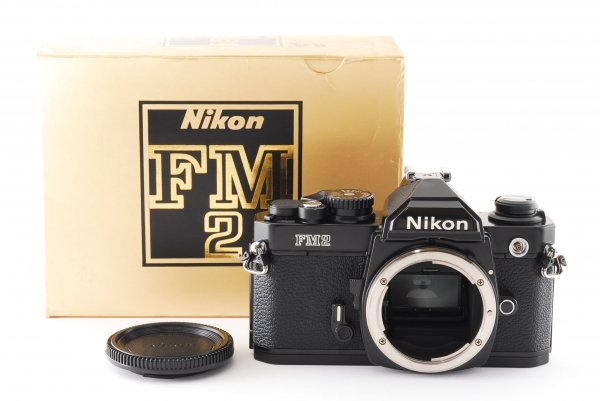 売りです 超美品 ブラック　モルト新品交換済　Y243 FM2 ニコン　NEW NIKON フィルムカメラ