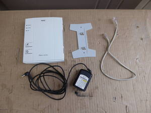 NEC 無線LANルーター PA-WR8160N-ST 11n対応ルーター 動作品 211016102