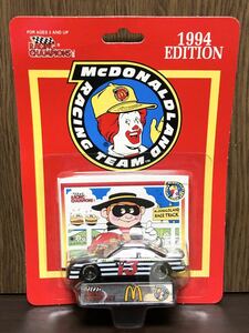  нераспечатанный 1994 RACING CHAMPIONS McDONALD LAND рейсинг коричневый mpi oz McDonald's Mac makdo миникар Ford Hamburglar 13