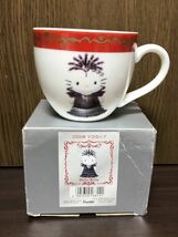 箱付き SANRIO HELLO KITTY サンリオ ハローキティ 2000年 ミレニアム記念 マグカップ マグ コップ タンブラー ドレス MADE IN JAPAN 日本_画像1