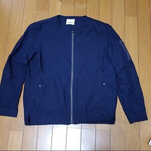JUNRed レーヨンリネンMA-1