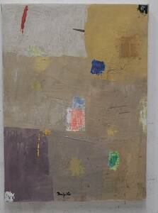 Hiroshi Miyamoto abstract painting 2021P8-17 Ubiquitous