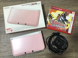 ニンテンドー3DS LL ピンク×ホワイト
