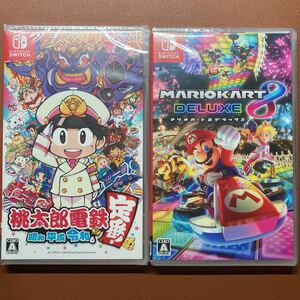 【送料無料・匿名配送・新品未開封】桃太郎電鉄 桃鉄マリオカート8 デラックス Switch