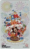 テレカ テレホンカード ミッキーと仲間たち 20th Anniversary 東京ディズニーランド カードショップトレジャー