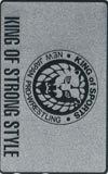 テレカ テレホンカード 新日本プロレス1 KING OF STRONG STYLE・SILVER カードショップトレジャー