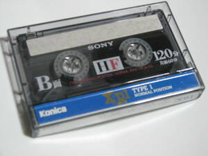 使用済み　中古　カセットテープ　SONY　HF120　　ノーマル　Type1 120分　 1本 　No.5133