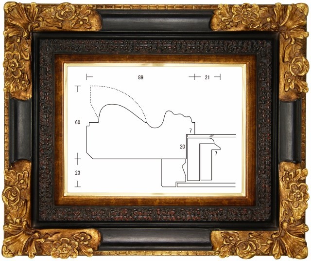 直営限定アウトレット 額縁 油彩 油絵用額縁 アピス サイズP120号