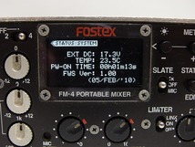 希少 FOSTEX FM-4 ポータブルミキサー 1点訳あり *329967_画像3