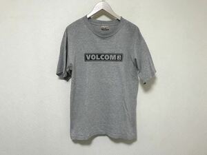  genuine article Volcom VOLCOM cotton Logo print short sleeves T-shirt gray men's M Mexico made 