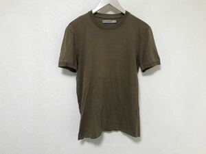 本物エンポリオアルマーニEMPORIOARMANIコットン半袖TシャツメンズインナーMイタリア製ブラウン茶