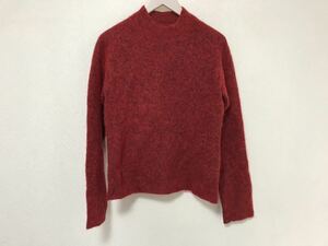  genuine article Tsumori Chisato TUMORICHISATO wool knitted sweater long sleeve lady's red red 2M