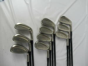 ★Ben Hogan ベンホーガン Hogan CUSTOM アイアン #3-#9.P.S.P/S 10本セット 純正カーボンシャフト B982★レア★激安★中古★