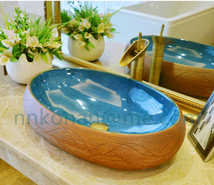  finest quality goods * face washing bowl Northern Europe ceramics face washing ball hand water pot wash-basin lavatory pot face washing vessel handmade durability 