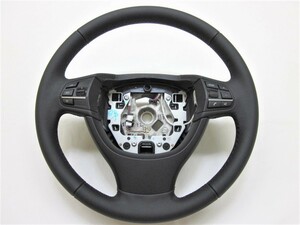 新同! F10 5シリーズ 純正 革 ステアリング ハンドル スイッチ FR30 528i F01 F02 F07 F11 F13 管理番号（X-6608）