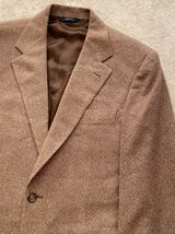 Brooks Brothers イタリア製 キャメル ジャケット size38程度 キャメルヘアー ネップツイード メンズ ブラックスブラザーズ camel 美品_画像2