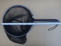 これは便利！　36cm タモ 渓流 玉網 ランディングネット ワンピース アルミ枠 小型 軽量 樹脂柄　1つあると便利 　目は細かいほう　採取等_画像1