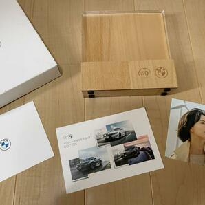 【新品/非売品】BMW 40周年記念 木製フォトスタンド フォトフレームの画像2