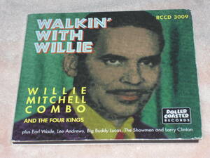 UK盤CD　Willie Mitchell Combo And The Four Kings ー Walkin' With Willie（ Rollercoaster Records RCCD 3009）　J soul