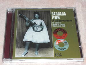 UK盤CD　Barbara Lynn ー A Good Woman The Complete Tribe & Jet Stream Singles 1966-1979 （Kent Records CDKEND 362）　L soul