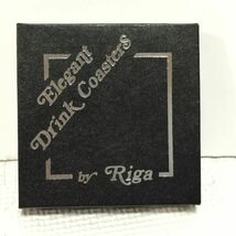 【中古 送料込】Elegant Drink Coasters by Riga シルバーコースター6枚セット(約)9.3×9.3cm オーストリア製 元箱入り◆D5345_画像9