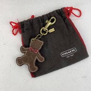 COACH コーチ キーホルダー キーチェーン チャームくま ベア 小物 レディース ブランドコーチキーホルダー 保存袋