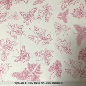 ロラライハリス Flight Lace ピンク生地